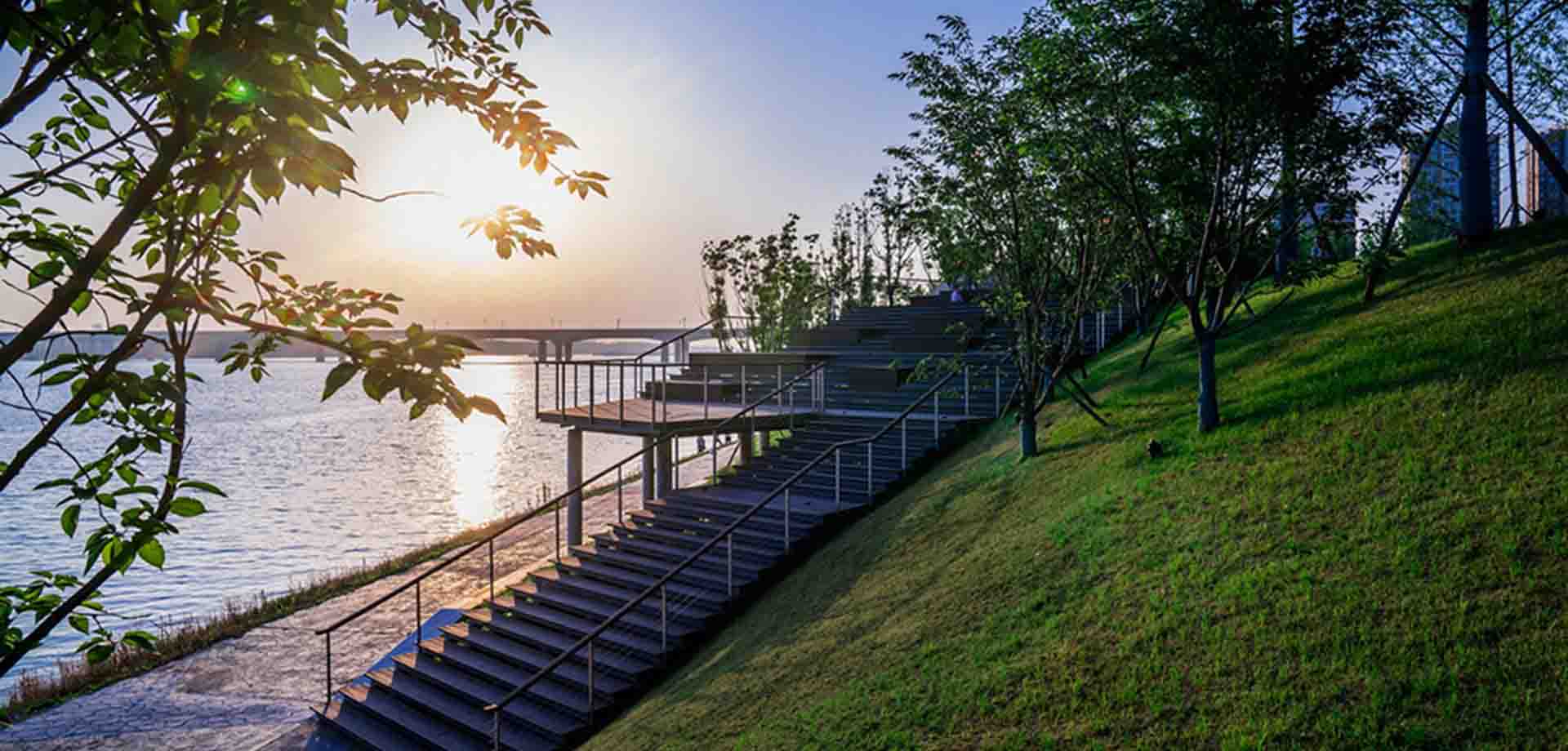 Jinxia Belt Landscape and Goose Mountain Park